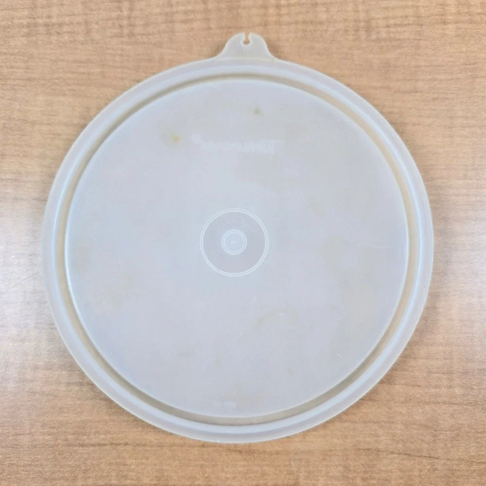 Vintage Tupperware Lid #227-84 Plastic Sheer 6